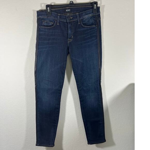 Hudson Women's Ava Super Skinny Cropped Jeans Size 27 Style WC4022DIF - Picture 2 of 11